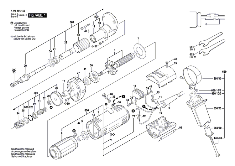 New Genuine Bosch 2910091046 Pan head screw