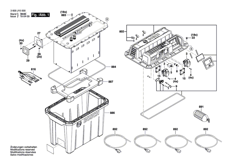 New Genuine Bosch 2910149198 Screw