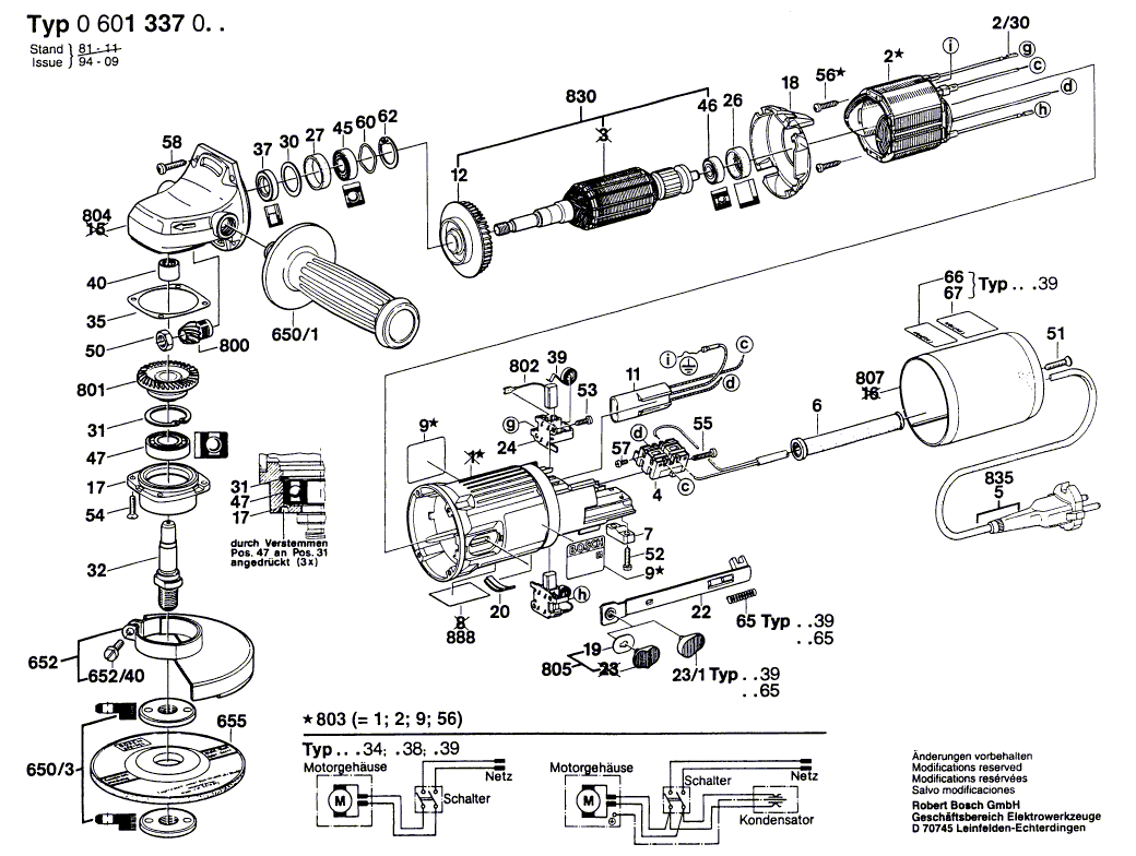 New Genuine Bosch 2910211005 Tapping Screw