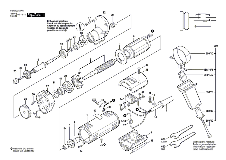 New Genuine Bosch 2910211025 Tapping Screw