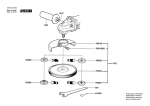 New Genuine Bosch 2910281201 Round-Head Bolt