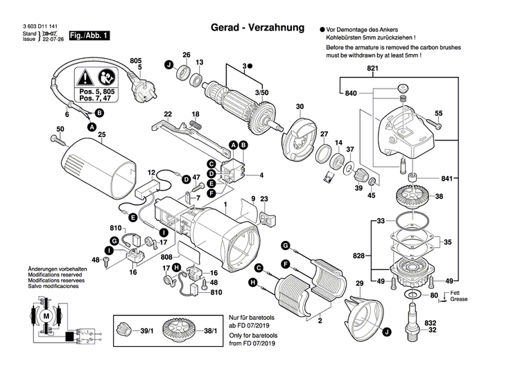 New Genuine Bosch 2910611020 Tapping Screw