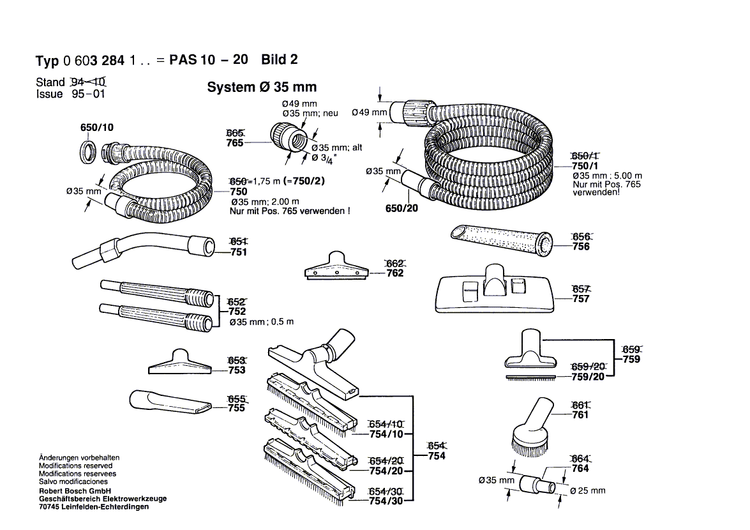 New Genuine Bosch 2910611035 Tapping Screw
