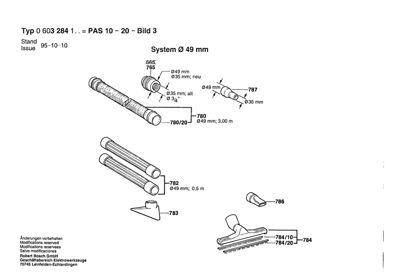 New Genuine Bosch 2910611035 Tapping Screw