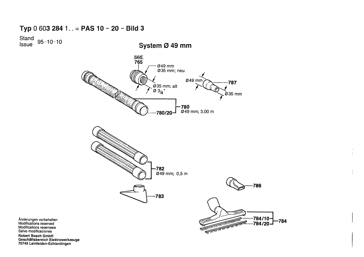 New Genuine Bosch 2910611035 Tapping Screw