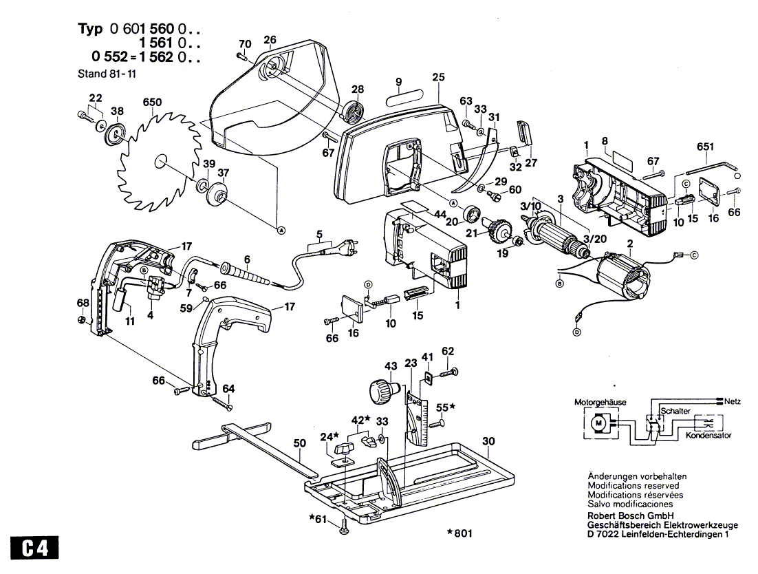 New Genuine Bosch 2910611082 Tapping Screw