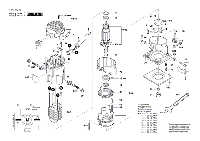 New Genuine Bosch 2910611093 Tapping Screw