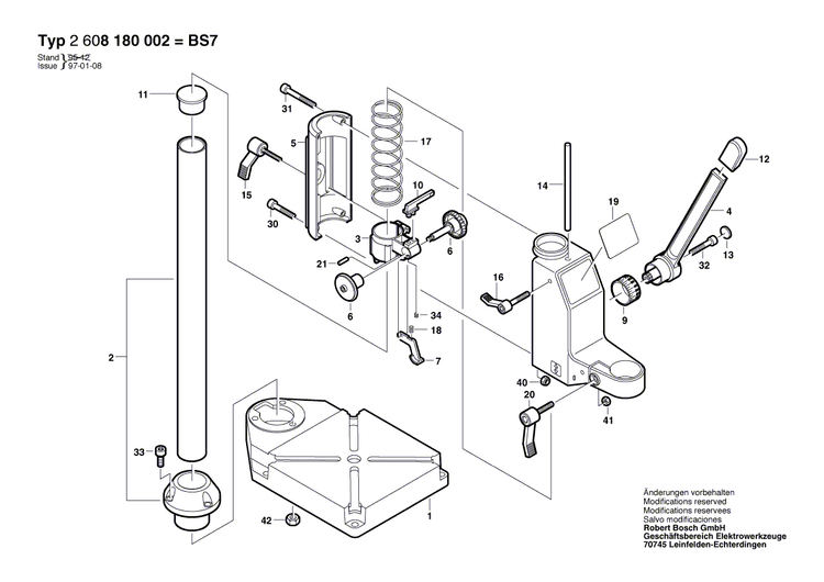 New Genuine Bosch 2912060118 Set screw