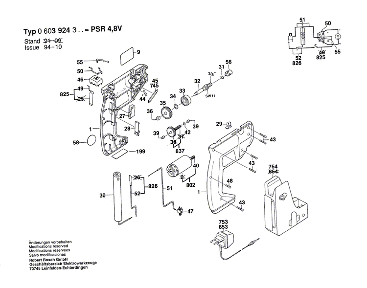 New Genuine Bosch 2912401006 Tapping Screw