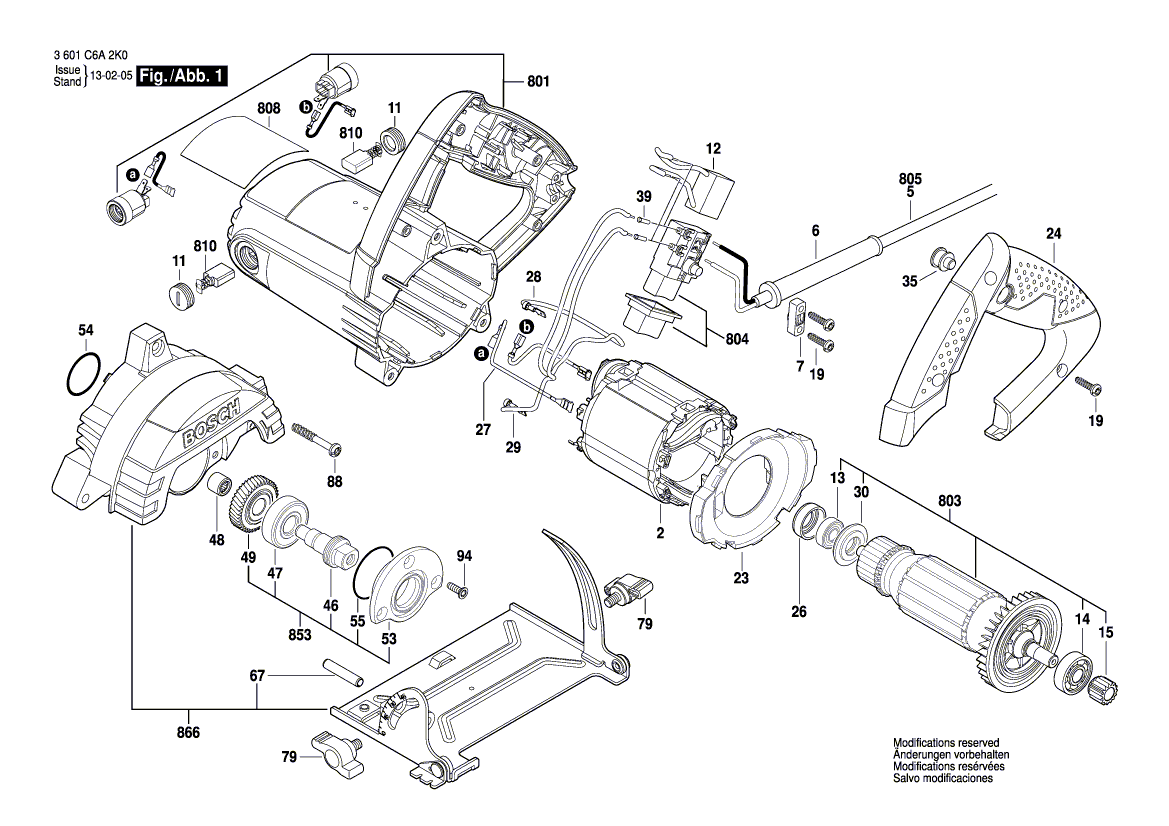 New Genuine Bosch 2912471122 Bolt