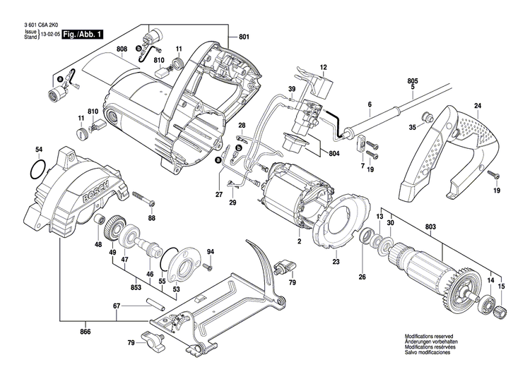 New Genuine Bosch 2912471122 Bolt