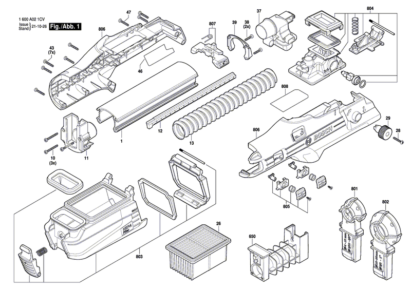 New Genuine Bosch 2914201466 Screw
