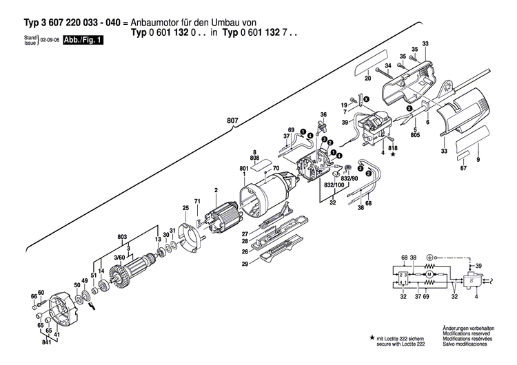 New Genuine Bosch 2914501011 Screw and washer assembly