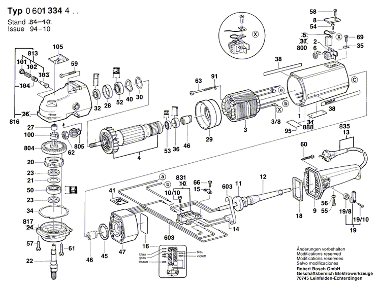 New Genuine Bosch 2916060006 Spring Washer