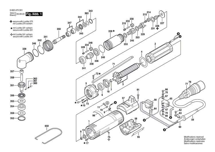 New Genuine Bosch 2916070005 Serrated Lock-Washer