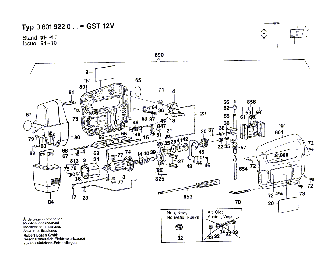 New Genuine Bosch 2916080008 Locking Washer