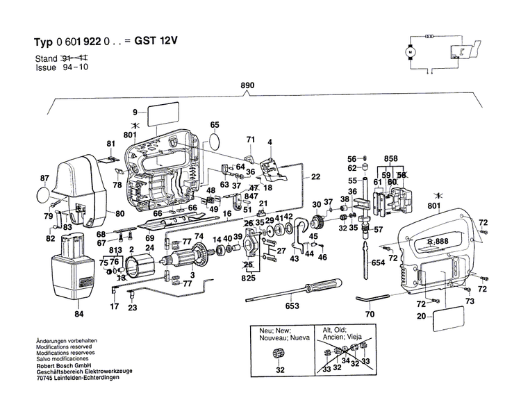 New Genuine Bosch 2916080008 Locking Washer
