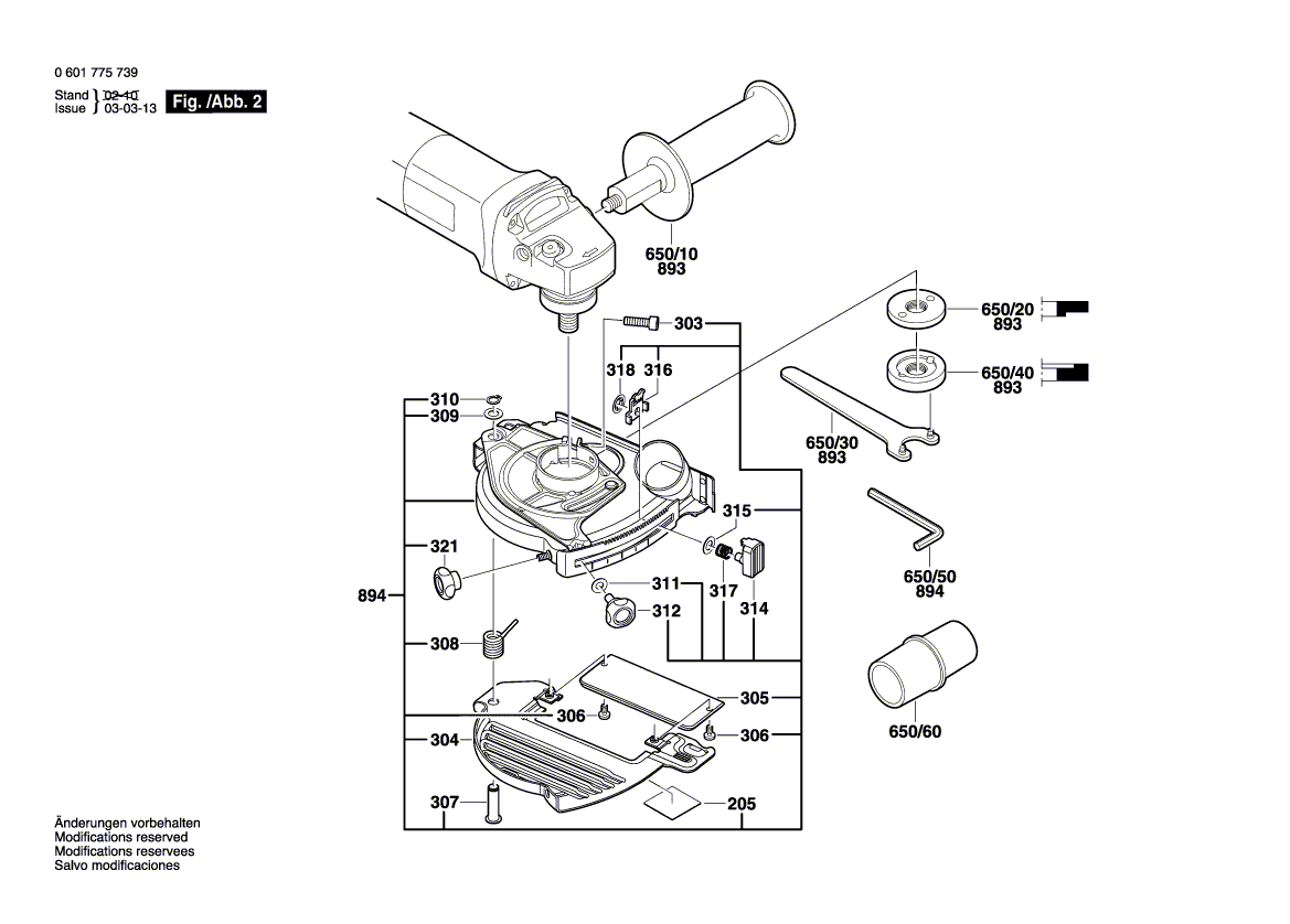 New Genuine Bosch 2916190019 Shim ring