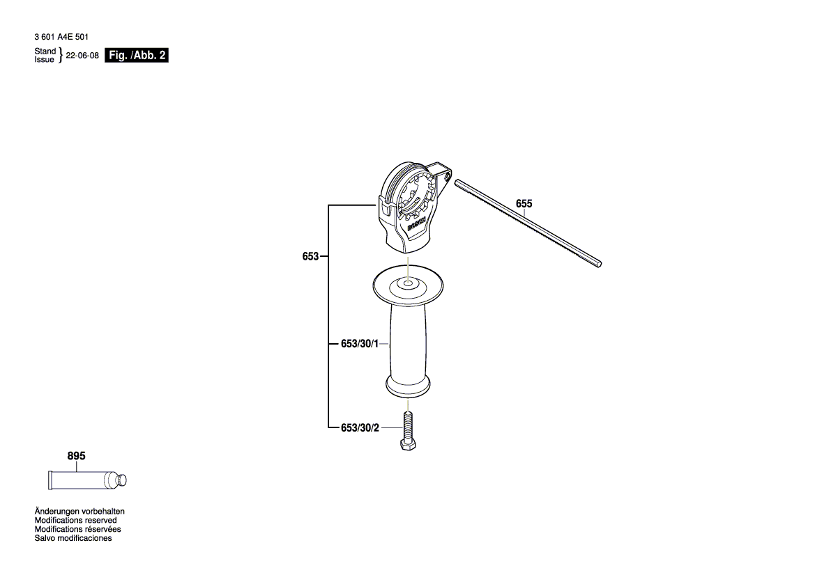 New Genuine Bosch 2916540005 Retaining ring
