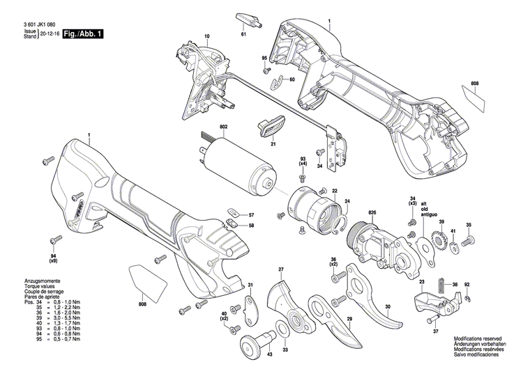 New Genuine Bosch 2916669005 Spring retaining ring