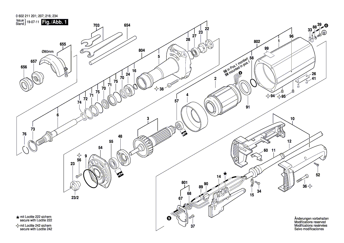 New Genuine Bosch 2916669114 Spring retaining ring