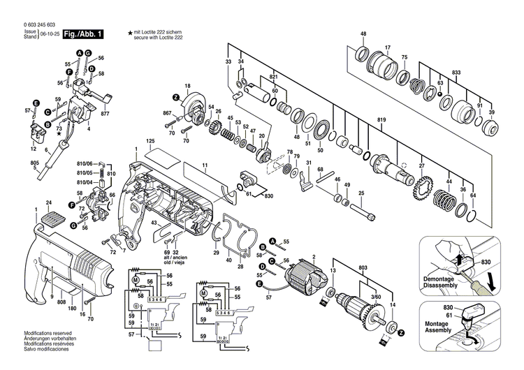 New Genuine Bosch 2917161108 Tubular rivet