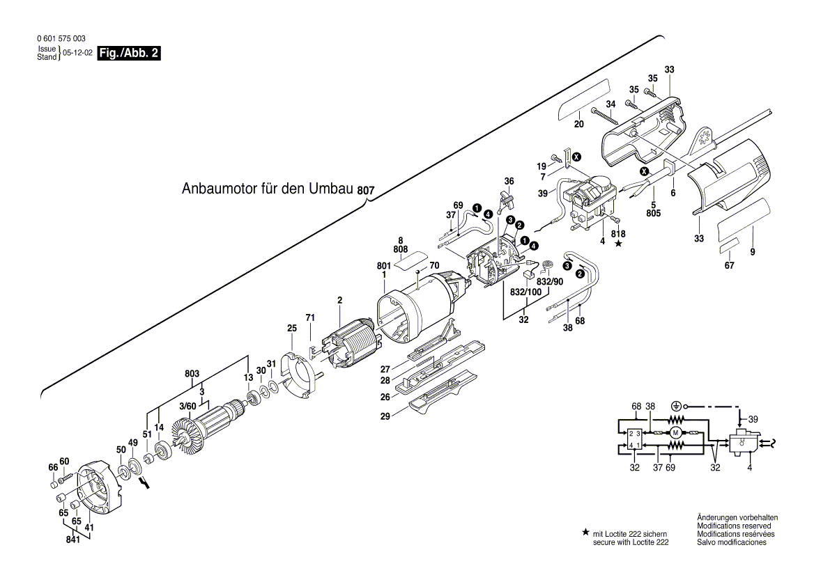 New Genuine Bosch 2917170554 Tubular rivet