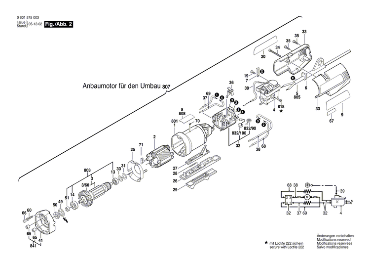 New Genuine Bosch 2917170554 Tubular rivet