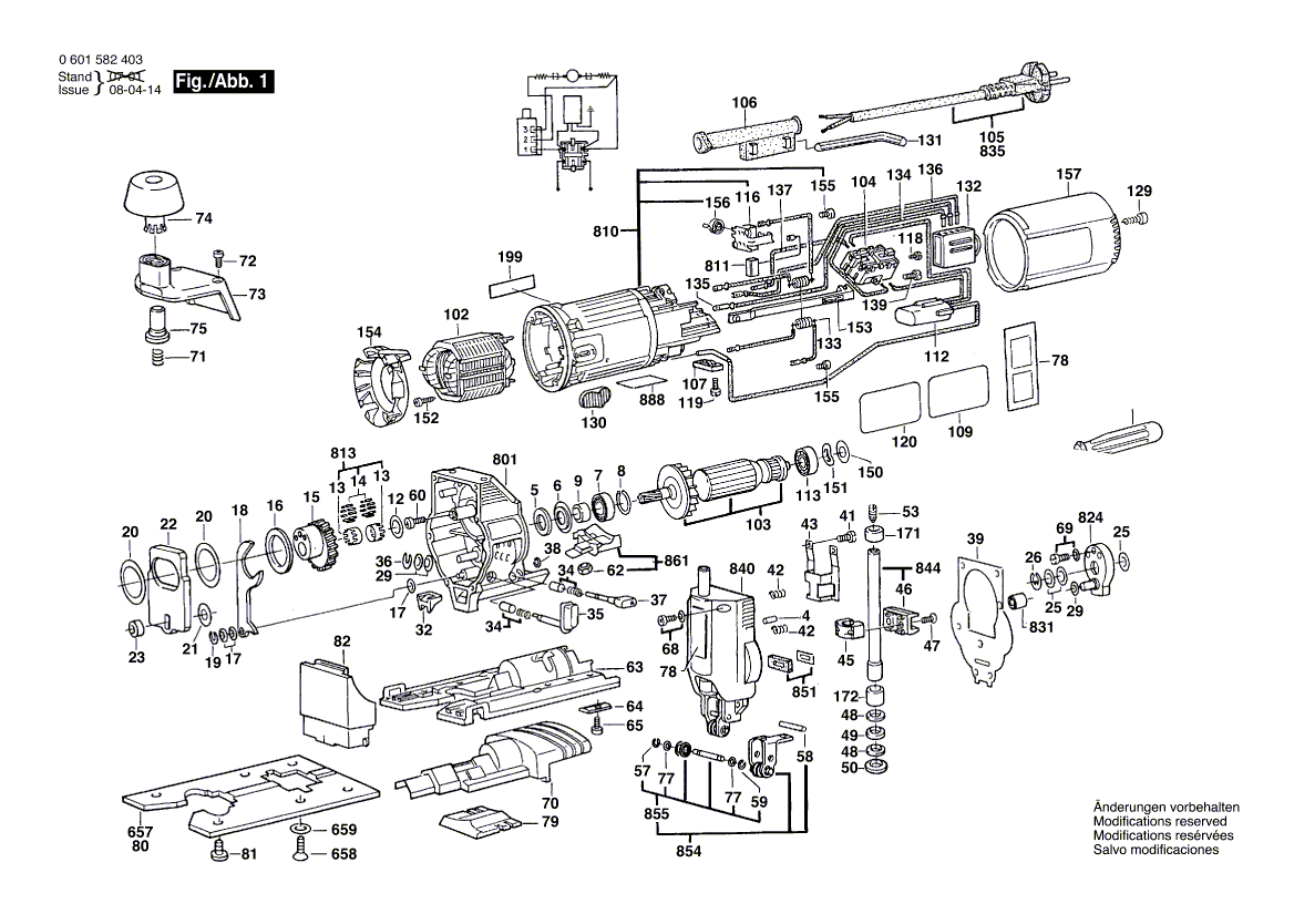 New Genuine Bosch 2917530101 Straight Pin