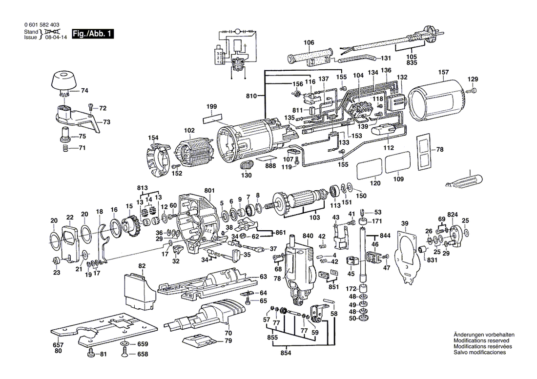 New Genuine Bosch 2917530101 Straight Pin