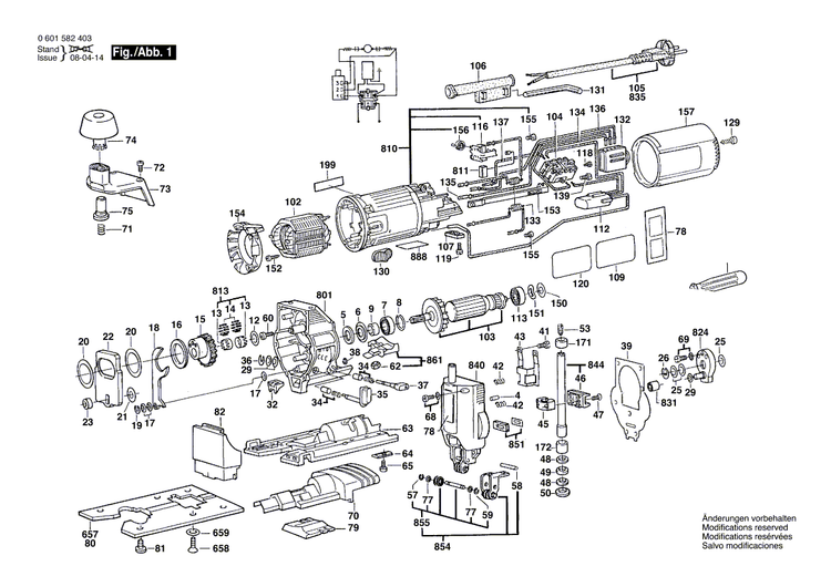 New Genuine Bosch 2917530101 Straight Pin