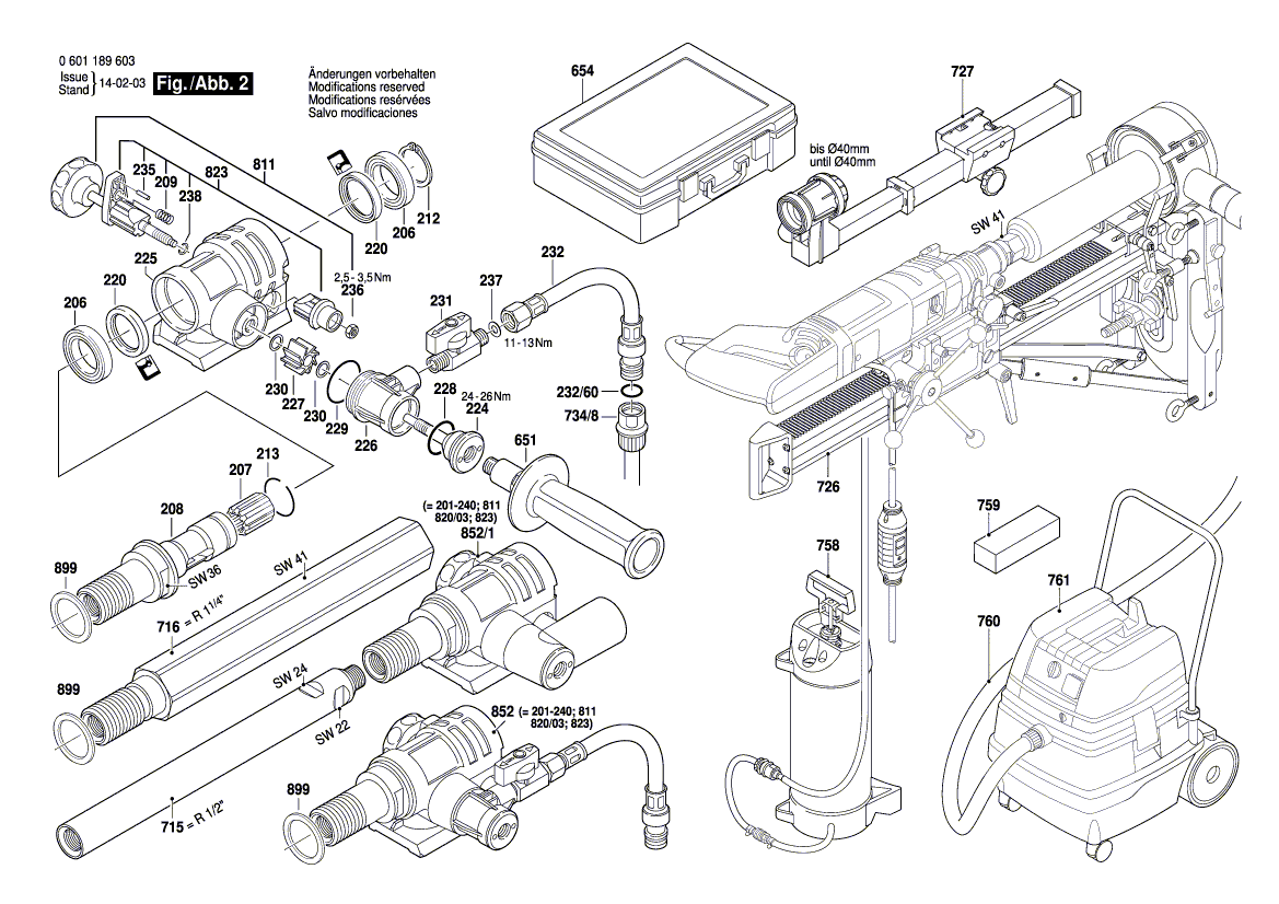 New Genuine Bosch 2917550077 Straight Pin