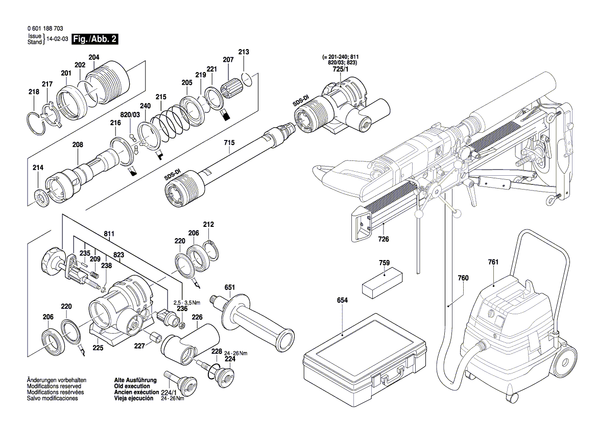 New Genuine Bosch 2917550099 Straight Pin
