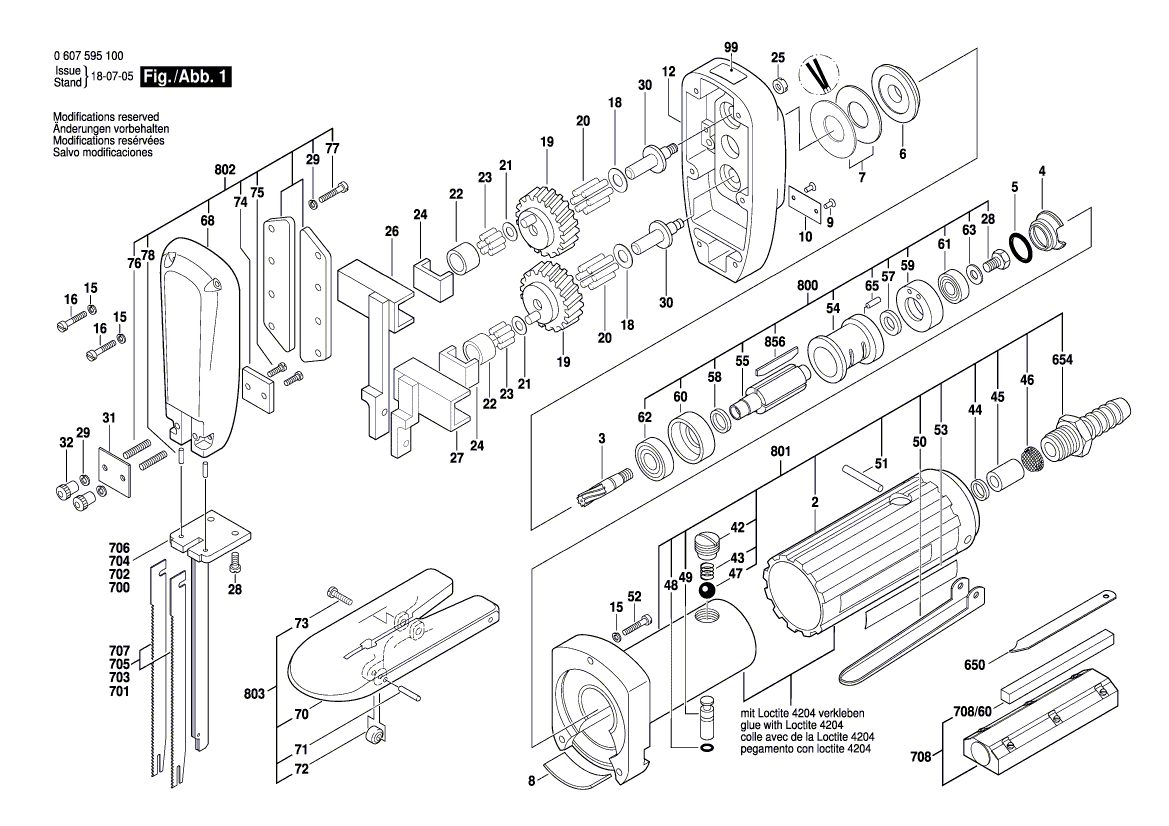 New Genuine Bosch 2917570032 Straight Pin