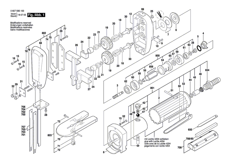 New Genuine Bosch 2917570032 Straight Pin