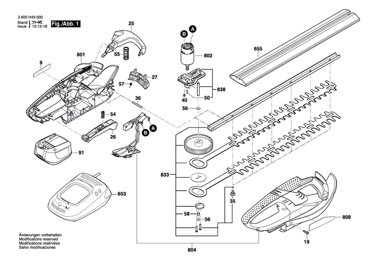 New Genuine Bosch 2917650106 Straight Pin