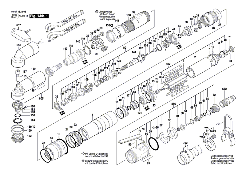 New Genuine Bosch 2917710039 Grooved Pin