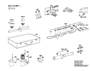 New Genuine Bosch 2917721034 Round-Head Grooved Pin