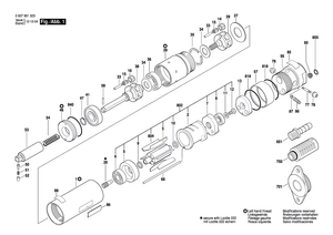 New Genuine Bosch 2917760077 Slotted Spring Pin