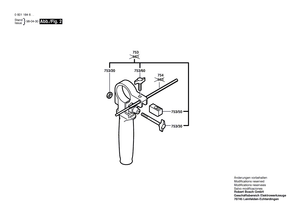New Genuine Bosch 2917780101 Slotted Spring Pin