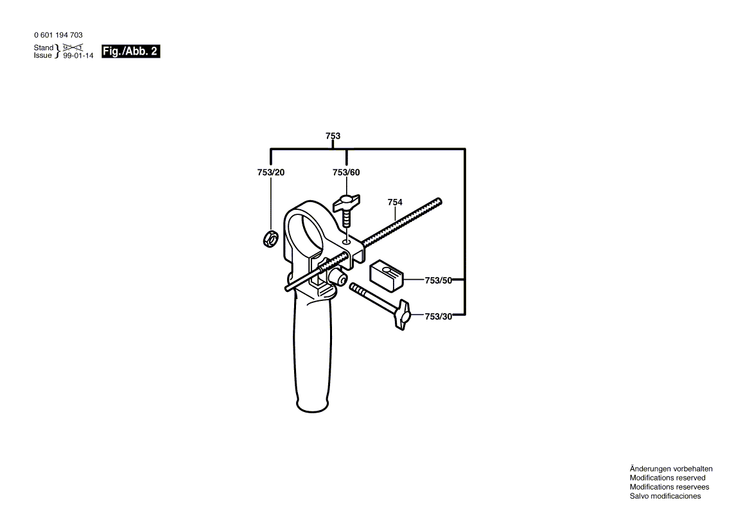 New Genuine Bosch 2917780105 Slotted Spring Pin