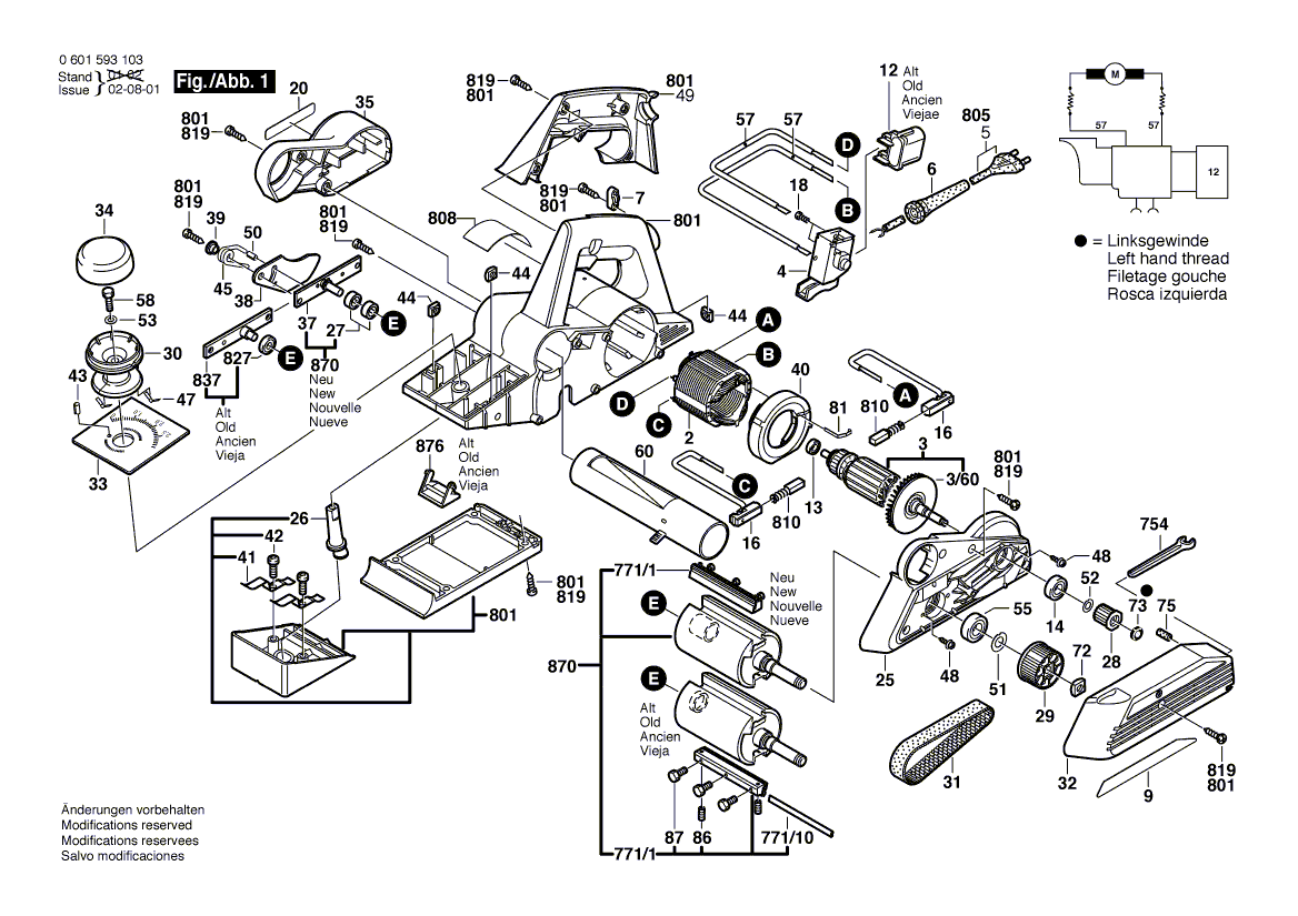 New Genuine Bosch 2917800053 Coiled Spring Pin