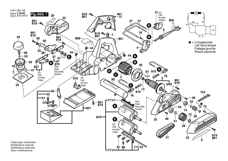 New Genuine Bosch 2917800053 Coiled Spring Pin