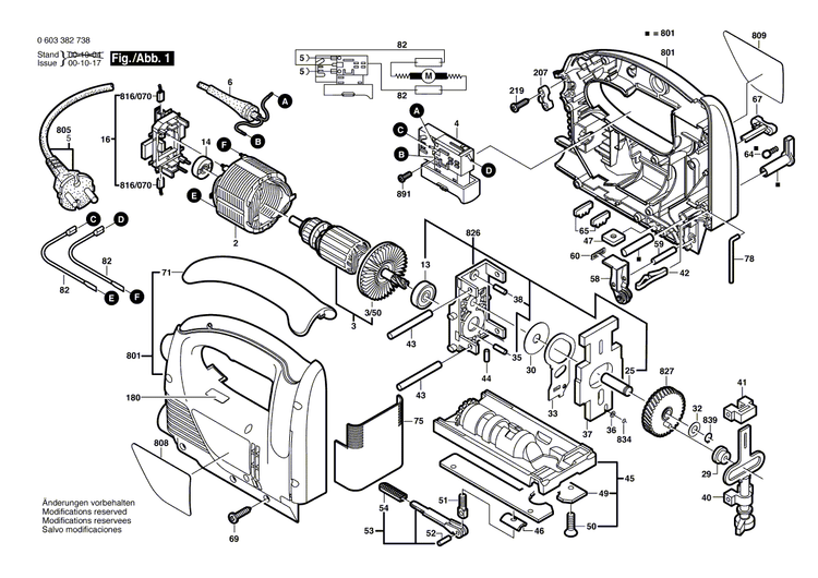 New Genuine Bosch 2917850094 Straight Pin