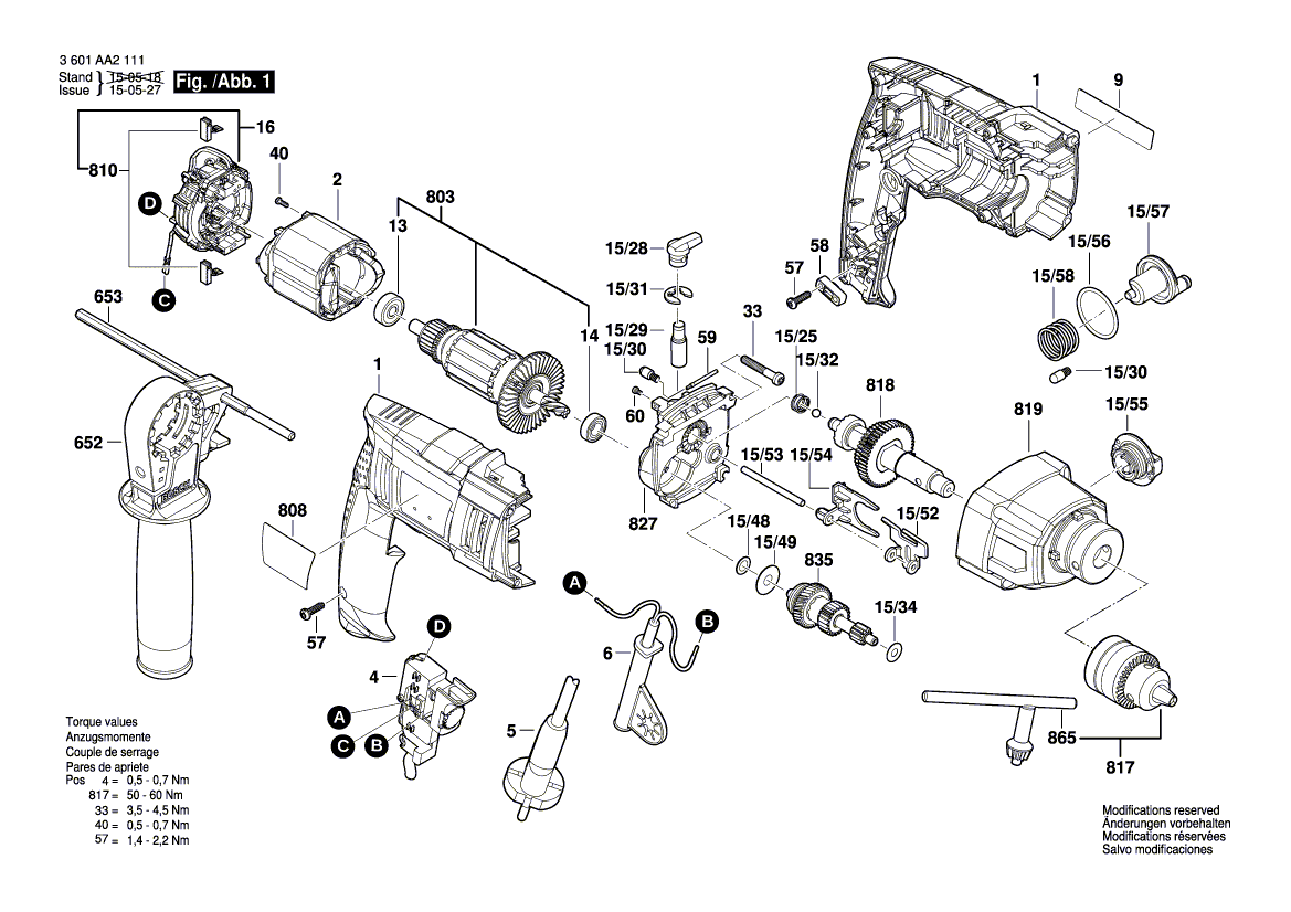 New Genuine Bosch 2918040046 Screw