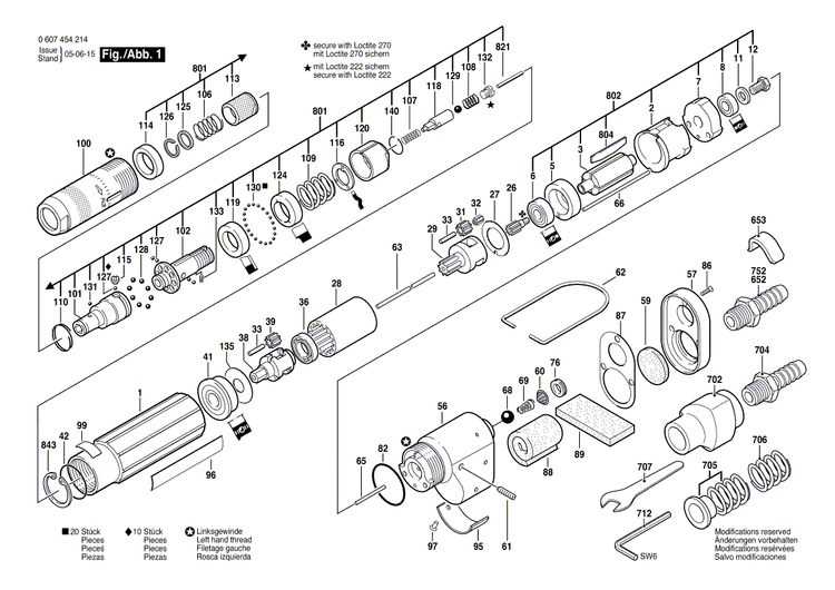 New Genuine Bosch 3600002002 Silencer