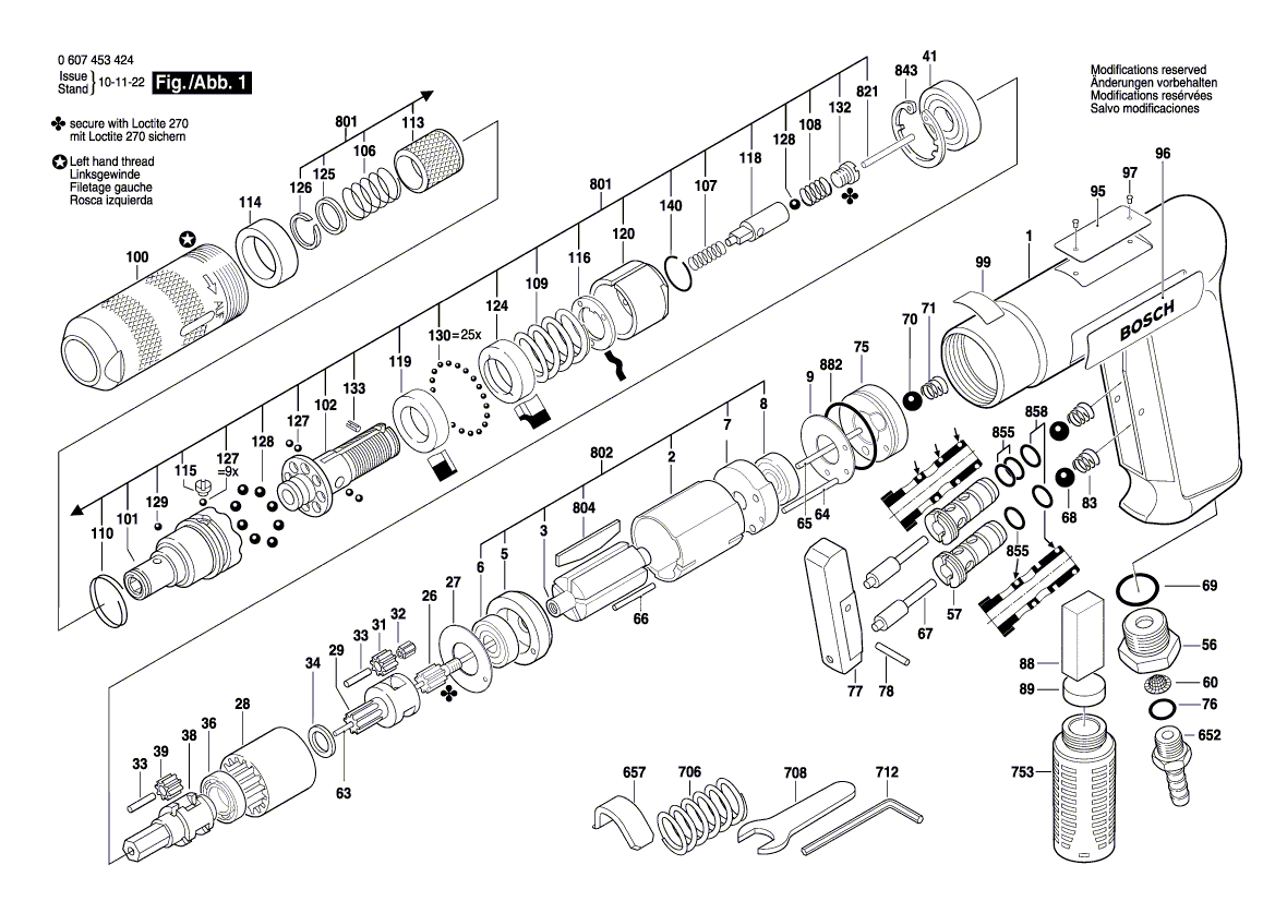 New Genuine Bosch 3600009000 Silencer