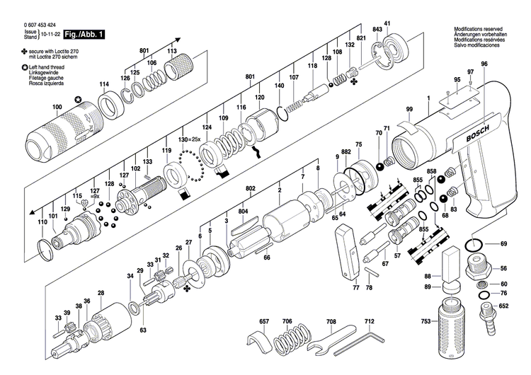 New Genuine Bosch 3600009000 Silencer