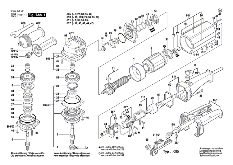 New Genuine Bosch 3600100076 Shim