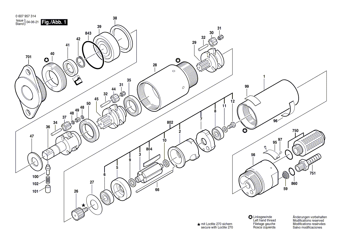 New Genuine Bosch 3600101012 Spacer Ring